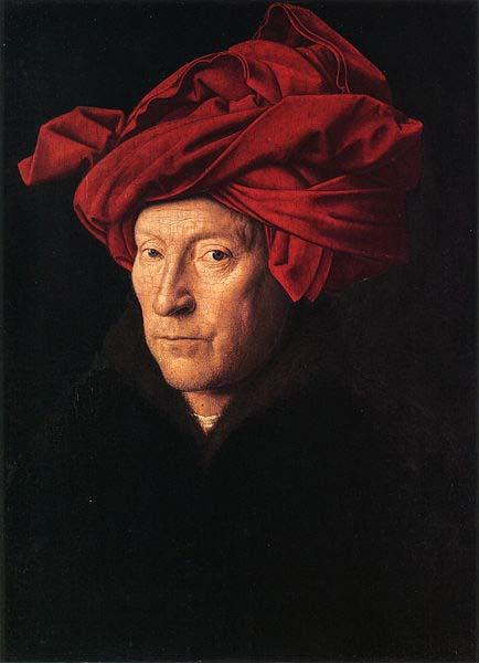 Jan Van Eyck Self-portrait Germany oil painting art